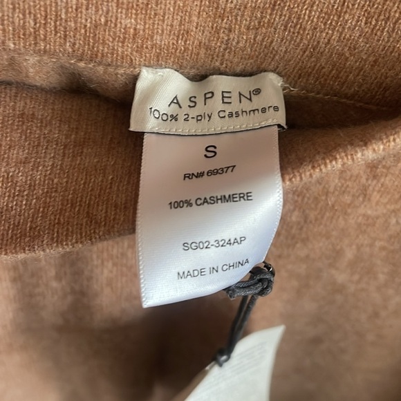 NWT Luxury Aspen Collection 2 ply Cashmere Matching Hoodie Pants SET Small - Picture 10 of 11